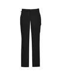 Flat Front, Roll Up, Cargo Pant - Men - Black