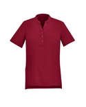 Florence Plain Tunic Top with pockets - Women - Cherry