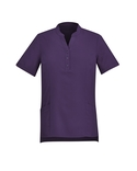 Florence Plain Tunic Top with pockets - Women - Purple