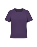 Short Sleeve T-Top Easy Stretch - Women - Purple