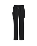 Avery Straight Leg Roll Up Scrub Pants - Women - Black