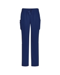 Avery Straight Leg Roll Up Scrub Pants - Women - Navy 