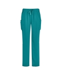 Avery Straight Leg Roll Up Scrub Pants - Women - Teal