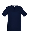 Tokyo V-Neck Scrub Top - Women - Midnight Navy