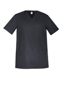 Tokyo V-Neck Scrub Top - Men - Charcoal