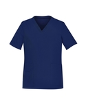 Avery V-Neck Easy Fit Scrub Top - Women - Navy