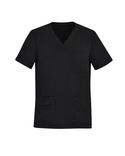 Avery V-Neck Scrub Top - Men - Black