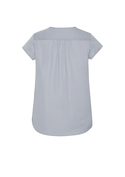 Women's Kayla V-Neck Pleat Blouse - Graham Brown & CO - Back
