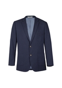 Arden Cotton Rich Blazer - Men - Navy Melange