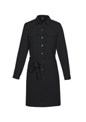 Chloe Georgette Shirt Dress - Women - Black
