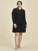 Chloe Georgette Shirt Dress - Women