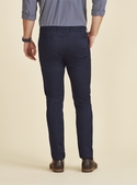 Traveller Tapered Stretch Chino Pant - Men - Navy-Back