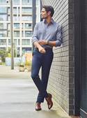 Renew Slim Fit Flat Front Pant - Men