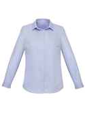 Charlie Long Sleeve Shirt - Women - Blue Chambray