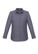 Charlie Long Sleeve Shirt - Women - Navy Chambray