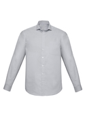 Charlie Classic Fit Long Sleeve Shirt - Men - Silver Chambray
