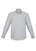 Charlie Slim Fit Long Sleeve Shirt - Men - Silver Chambray