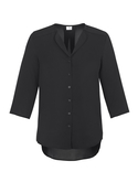 Lily Longline Blouse - Women - Black
