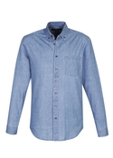 Indie Long Sleeve Shirt - Men - Blue