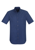 Indie Short Sleeve Shirt - Men - Dark Blue