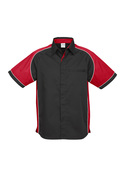 Nitro Contrast Panel Shirt - Men - Black/Red/White
