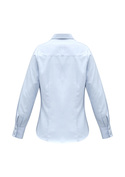 Luxe Long Sleeve Cotton Shirt - Women - Back View