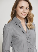 Edge Mini Check 3/4 Sleeve Shirt - Women