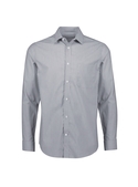 Conran L/S Classic Cotton-rich Shirt - Men - Slate/White