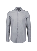 Conran L/S Tailored Cotton-rich Shirt - Men - Slate/White