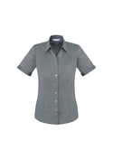 Monaco Cotton Stretch Short Sleeve Shirt - Women - Platinum