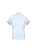 Monaco Cotton Stretch Short Sleeve Shirt - Women - Back View