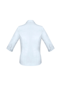 Monaco Cotton Stretch 3/4 Sleeve Shirt - Women - Back View