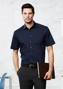 Monaco Cotton Stretch Short Sleeve Shirt - Men