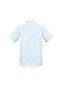 Monaco Cotton Stretch Short Sleeve Shirt - Men - Back View