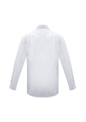 Euro Easy Care, Fine Stripe Long Sleeve Shirt - Men - Back View