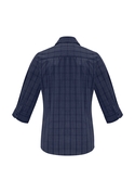 Harper 3/4 Sleeve Check Shirt - Women - Back View