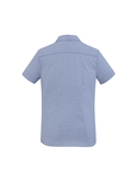 Short Sleeve Cotton-Rich Jagger Shirt - Women - Back View