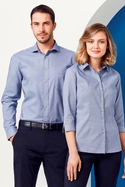Jagger Long Sleeve Cotton-Rich Shirt - Men