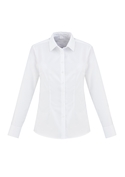 Long Sleeve Regent Shirt 100% Cotton - Women - White