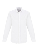 Regent Long Sleeve 100% Cotton Shirt - Men - White