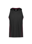 Balance Singlet - Men - Black/Red