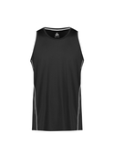 Balance Singlet - Men - Black/White