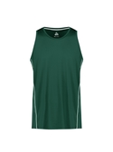 Balance Singlet - Men - Forest/White