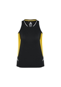 Renegade BIZCOOL Sports Singlet - Women - Black/Gold