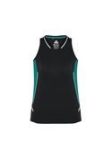 Renegade BIZCOOL Sports Singlet - Women - Black/Teal