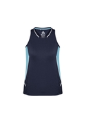 Renegade BIZCOOL Sports Singlet - Women - Navy/Sky