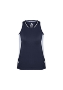 Renegade BIZCOOL Sports Singlet - Women - Navy/White