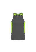 Renegade BIZCOOL Sports Singlet - Men - Grey/Fl. Lime