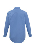Long Sleeve Micro Check Shirt - Men - Back View