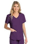 Skechers Breeze Scrub Top - Women - 1277 Eggplant